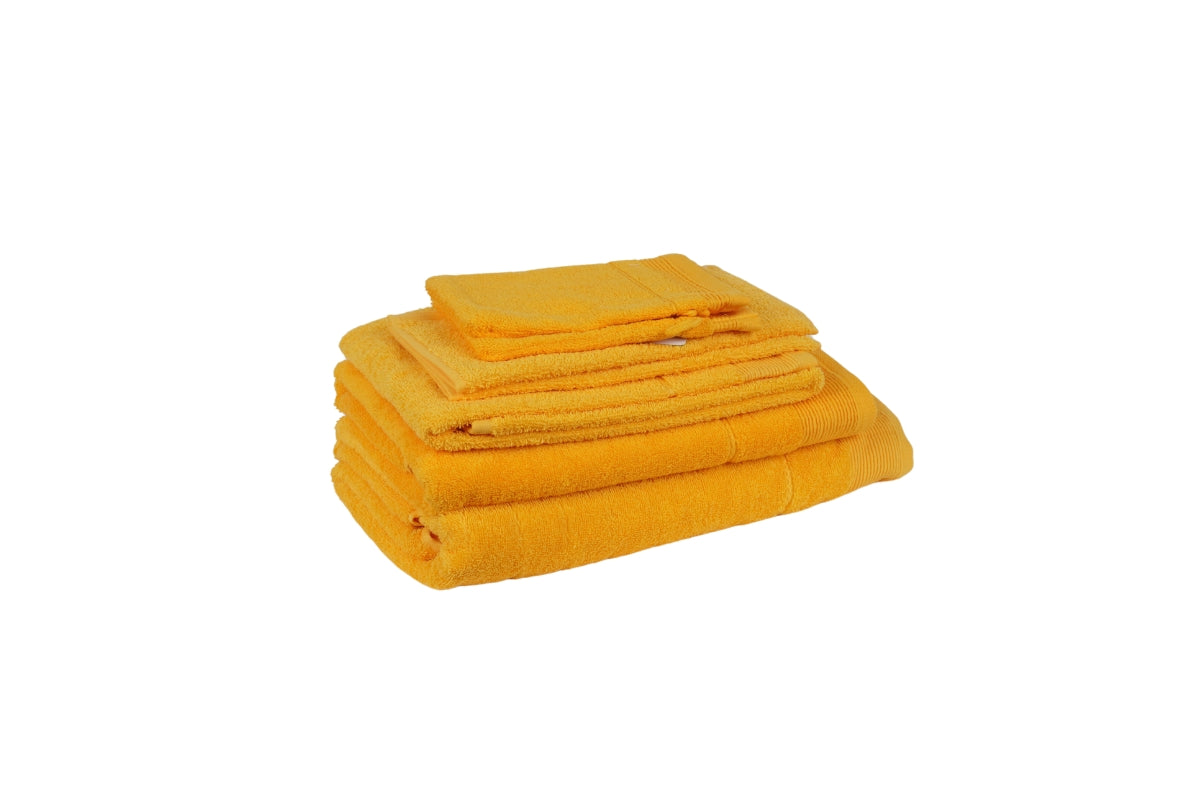 Hochwertige Frottierwäsche – Schwefegelb