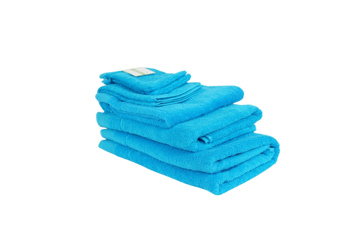 Hochwertige Frottierwäsche – Himmelblau