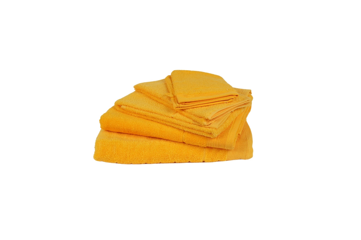 Hochwertige Frottierwäsche – Schwefegelb