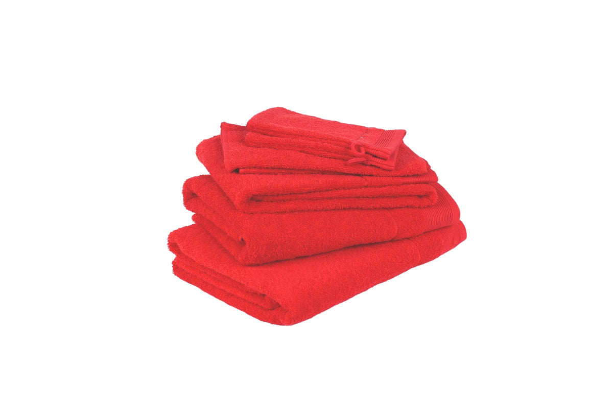 Hochwertige Frottierwäsche – Rot