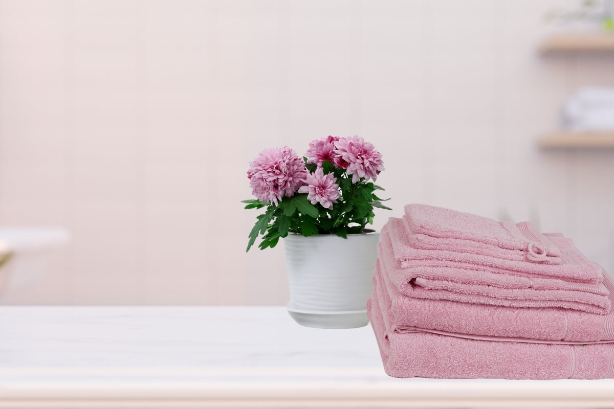 Hochwertige Frottierwäsche – Coral Pink