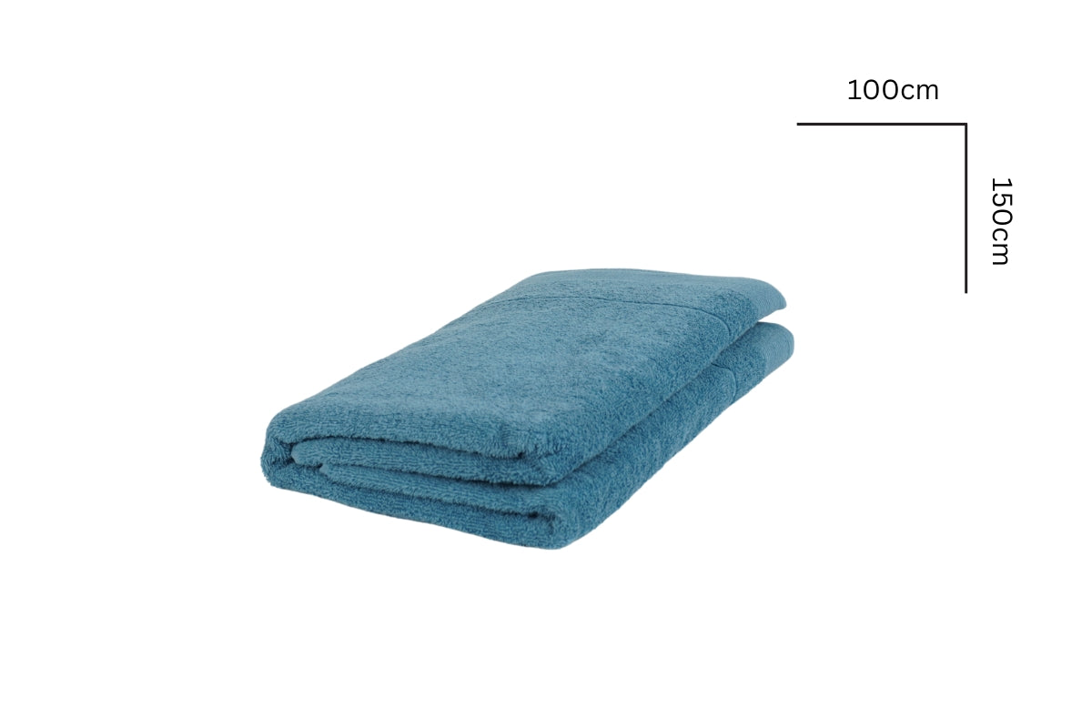 Hochwertige Frottierwäsche – Aqua-blau