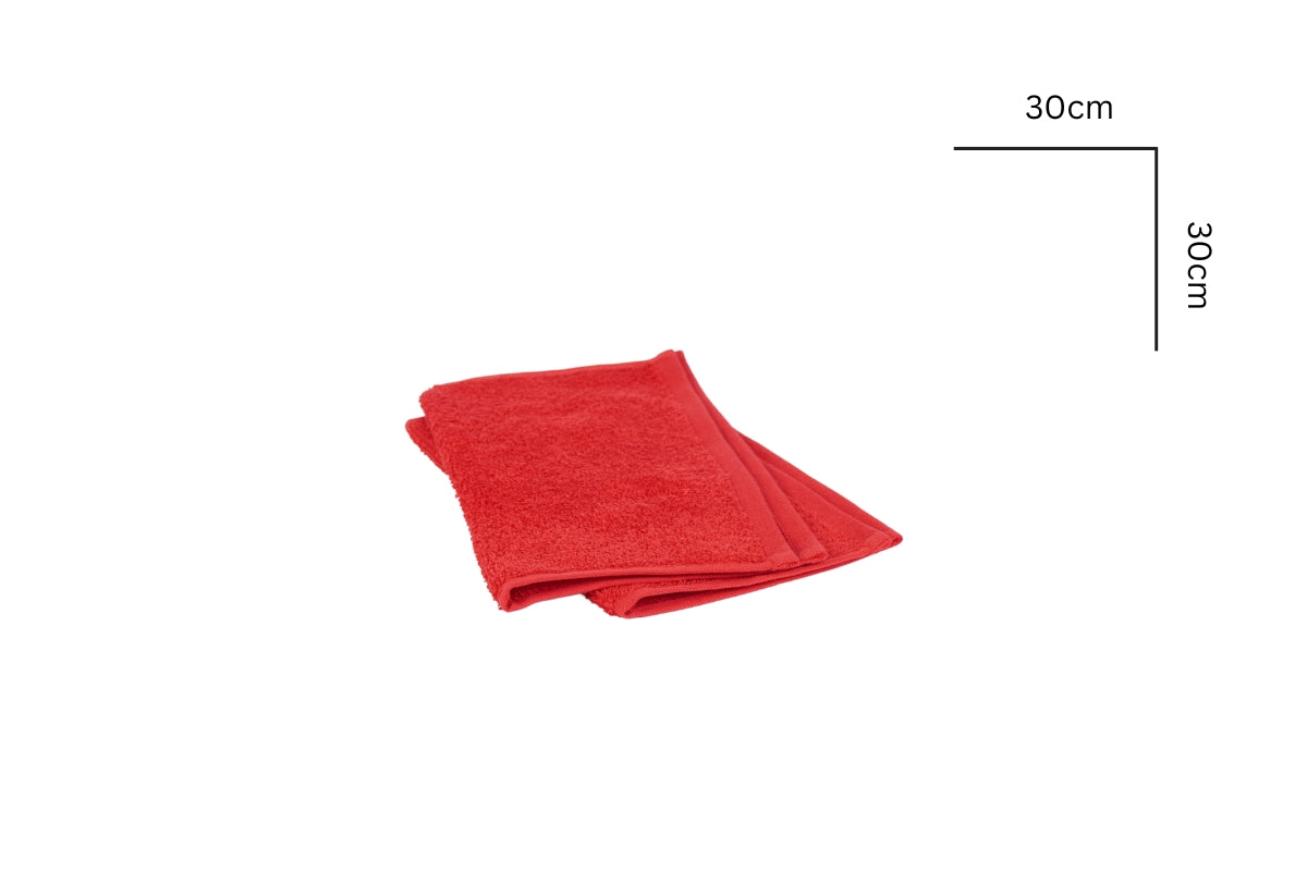 Hochwertige Frottierwäsche – Rot