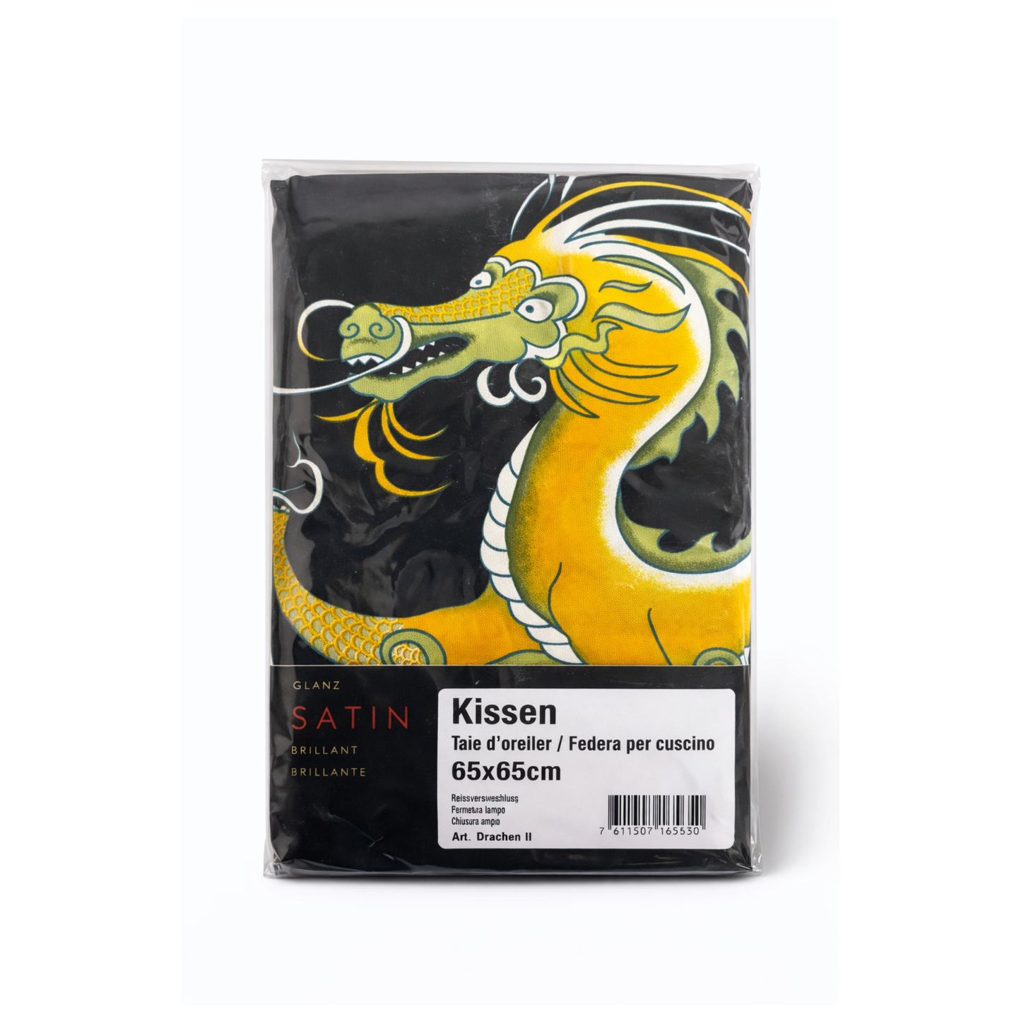 Kissenbezug Satin Drache