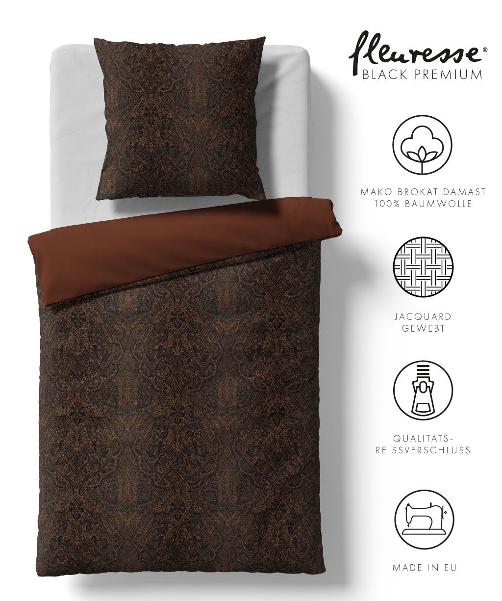 Bettwäsche Black Premium Damast