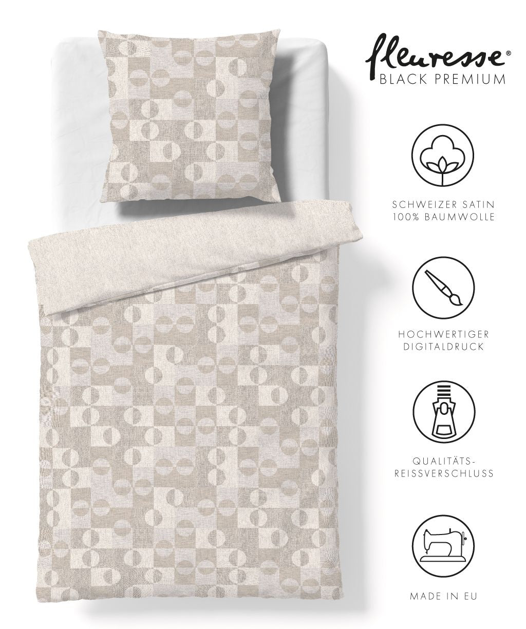 Bettwäsche Black Premium Satin