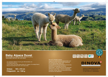 Baby Alpaca Duvet – in 2 Grössen