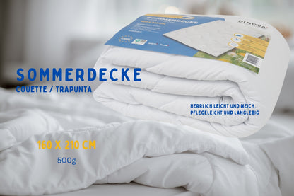 Sommerdecke 160×210 – Leicht, atmungsaktiv & OEKO-TEX®