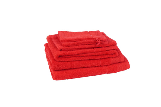Hochwertige Frottierwäsche – Rot