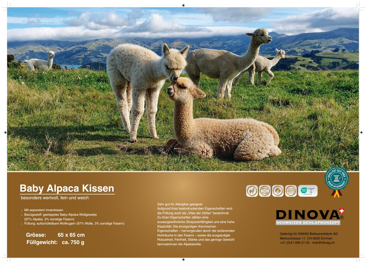 Baby Alpaca Kissen – in 3 Grössen