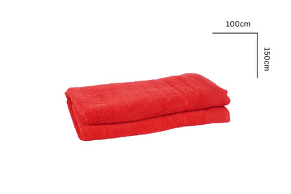 Hochwertige Frottierwäsche – Rot