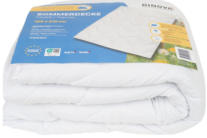 Sommerdecke 160×210 – Leicht, atmungsaktiv & OEKO-TEX®