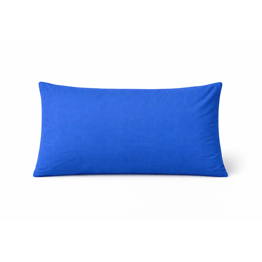 Kissenbezug Baumwolle Blau