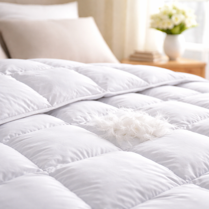 Daunenduvet Sommer leicht – 90% Daune, atmungsaktiv