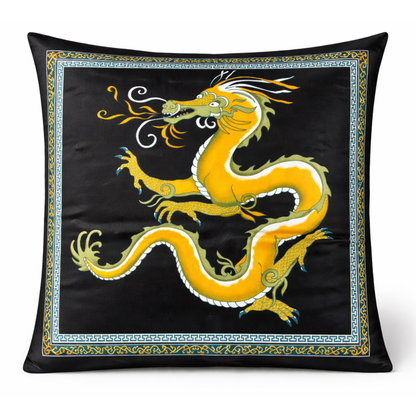 Kissenbezug Satin Drache