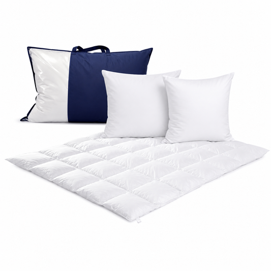 Luzern Kissen & Daunenduvet Set 2x65x65 + 200x210 cm