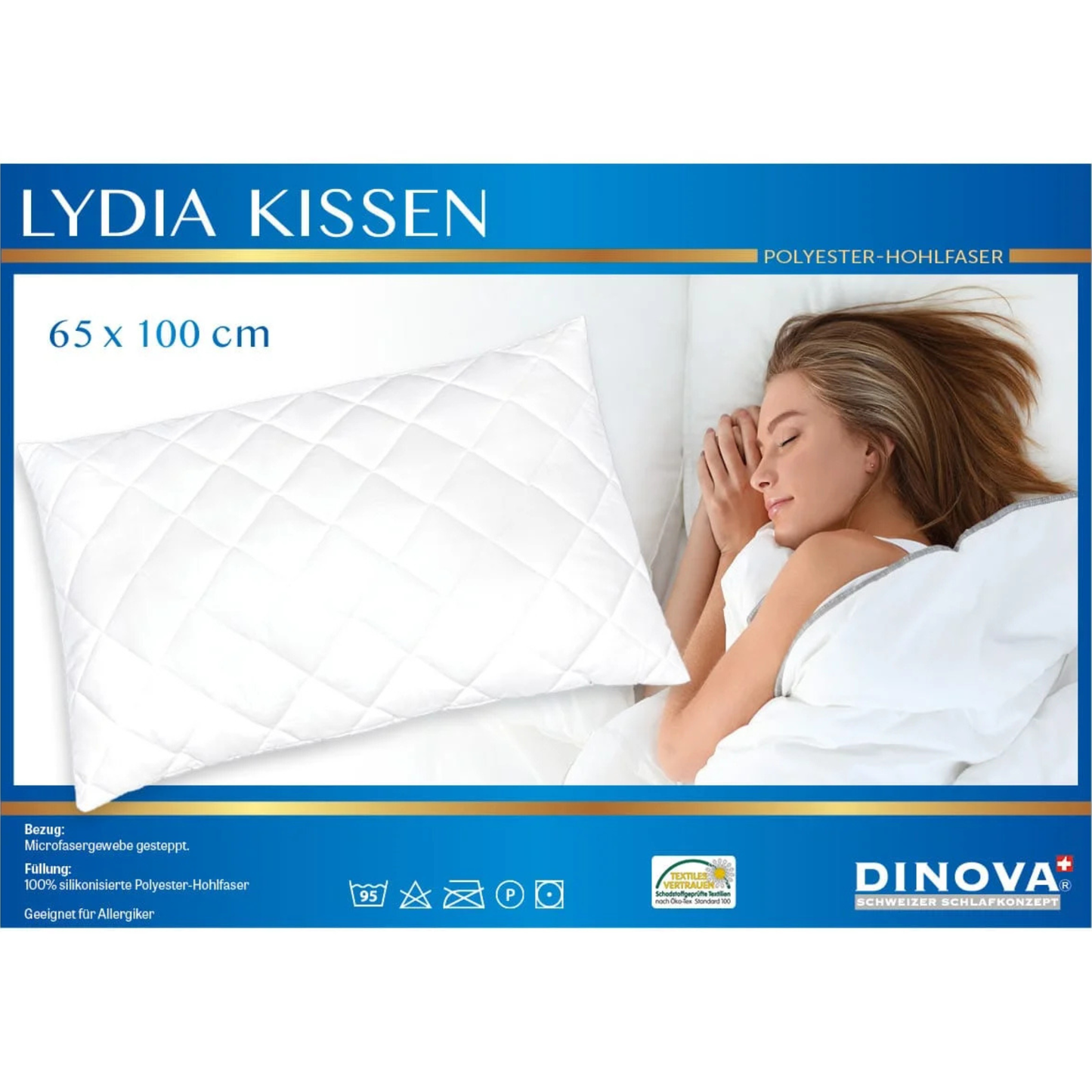 Lydia Kissen – Komfortables Microfaser Kopfkissen