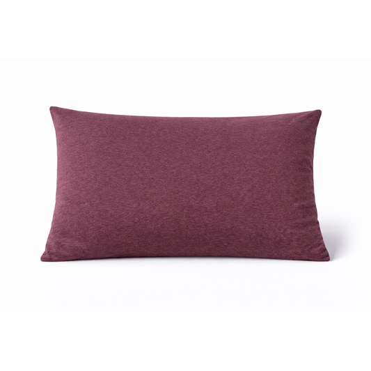Kissenbezug Jersey Bordeauxrot