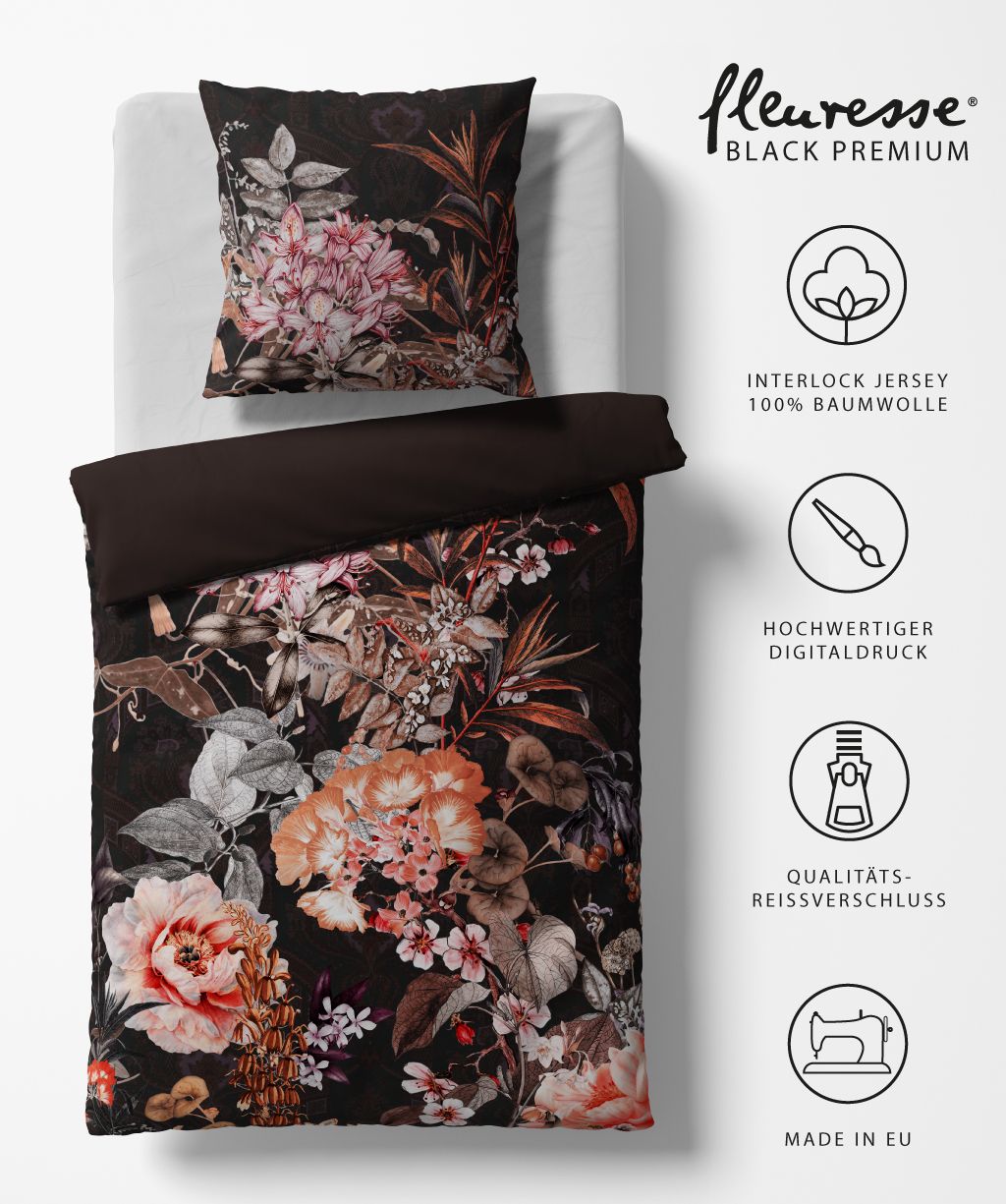 Bettwäsche Black Premium Jersey