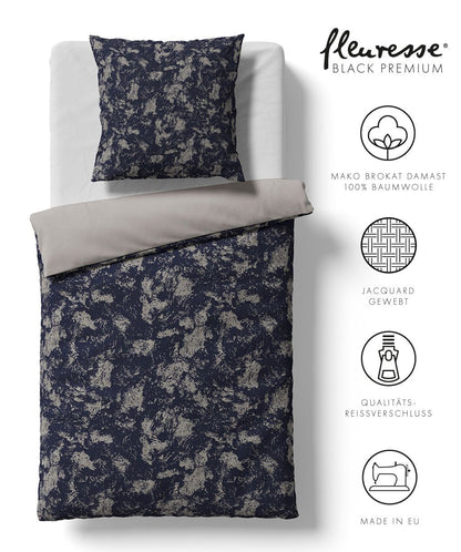 Bettwäsche Black Premium Damast