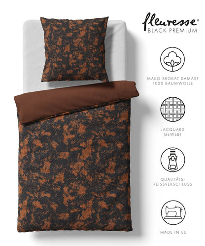 Bettwäsche Black Premium Damast