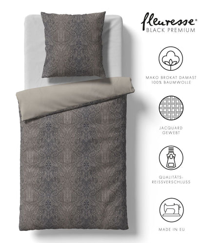 Bettwäsche Black Premium Damast