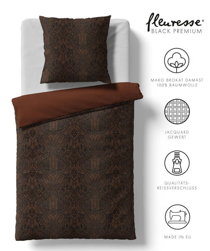 Bettwäsche Black Premium Damast