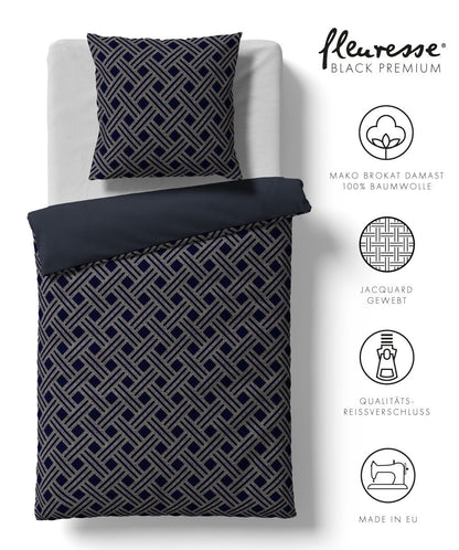 Bettwäsche Black Premium Damast