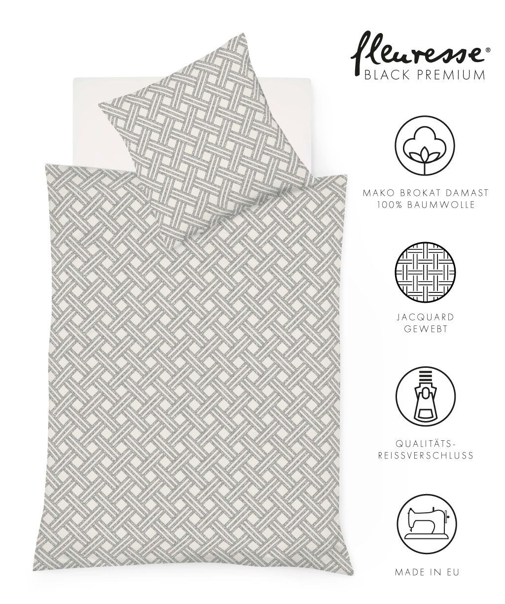 Bettwäsche Black Premium Damast