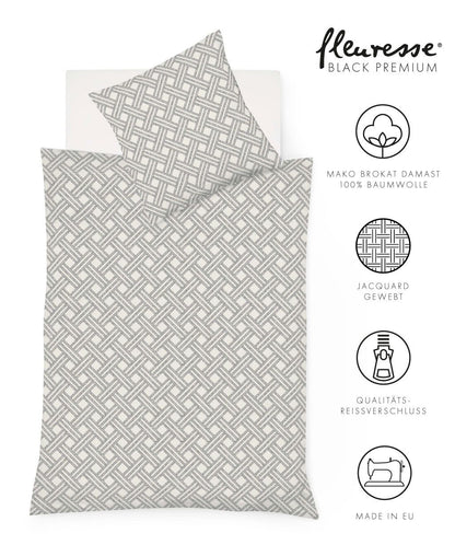 Bettwäsche Black Premium Damast
