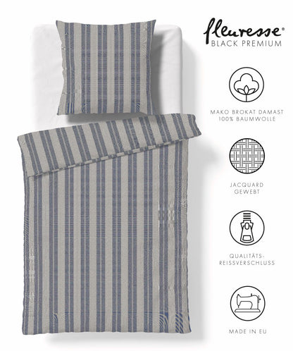 Bettwäsche Black Premium Damast