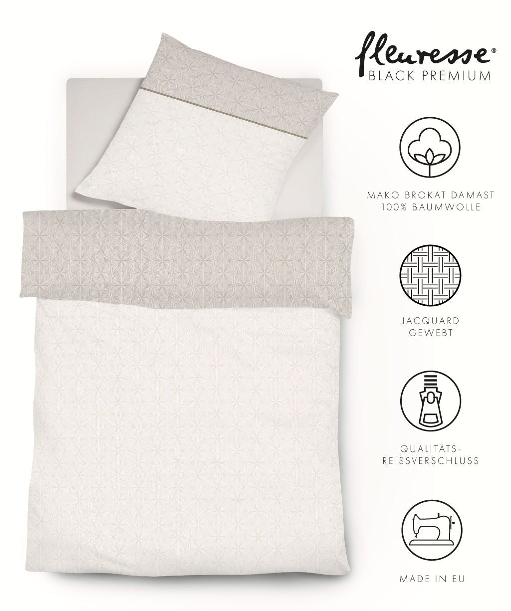 Bettwäsche Black Premium Damast