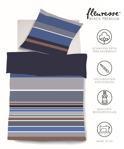 Bettwäsche Black Premium Satin