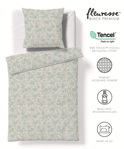 Bettwäsche Black Premium Damast aus Tencel