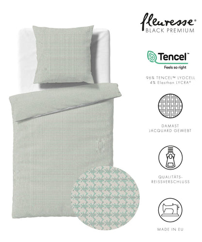 Bettwäsche Black Premium Damast aus Tencel