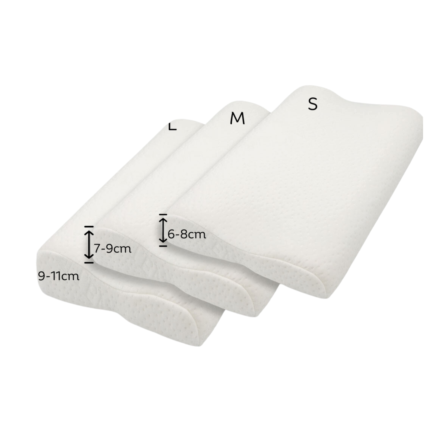 Visco Memory Nackenstützkissen – Ergonomisch & Atmungsaktiv