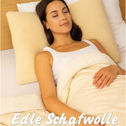 Wirkflor Kissen – Edle Merino Schafschurwolle