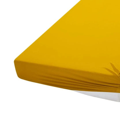 Jersey Fixleintuch orange aus Baumwolle weich elastisch und pflegeleicht