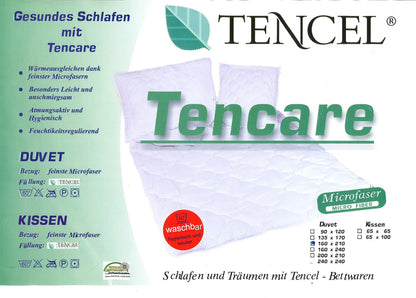 Tencare Duvet 160×210 – Leicht, Hygienisch & Atmungsaktiv